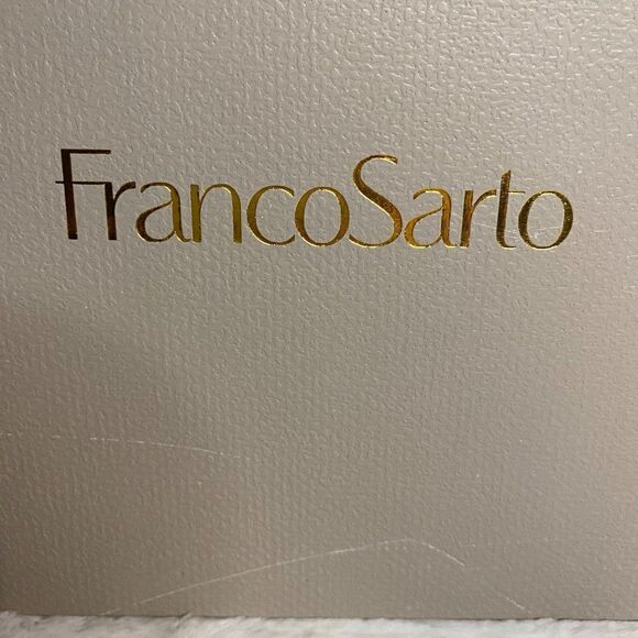 Franco Sarto Genevia Snakeskin Sandals Womens 6M Strappy Flats Shoes Natural - Picture 5 of 6